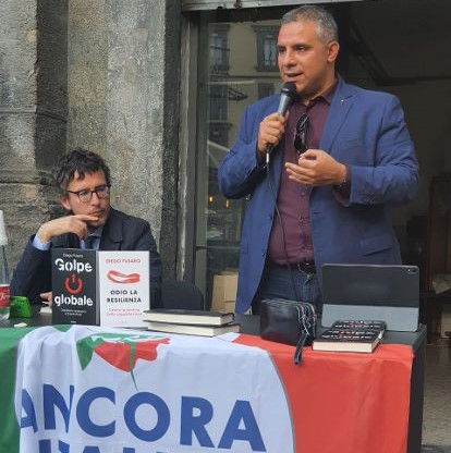 A Napoli per “Ancora Italia” con il libro del professore Diego Fusaro