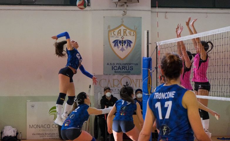 GLS Salerno Guiscards, il team volley eliminato dalla Icarus Marcianise