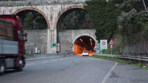 Raccordo Salerno/Avellino: anticipata chiusura notturna galleria monte Pergola