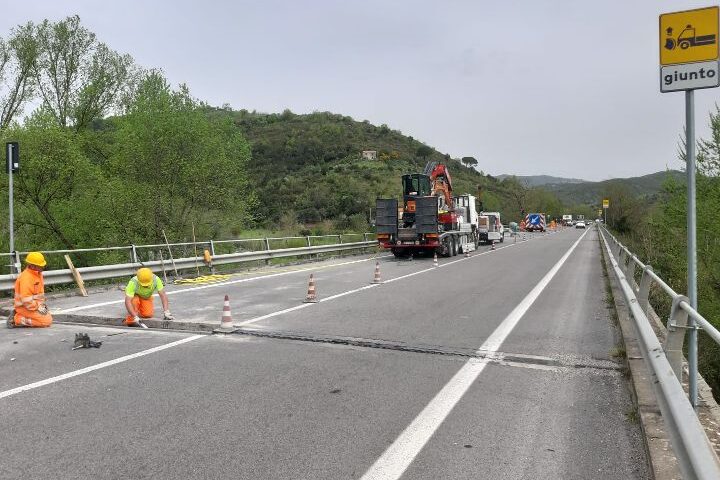 SULLA STRADA STATALE 18/VAR “CILENTANA”, AL VIA UN NUOVO INTERVENTO DI MANUTENZIONE