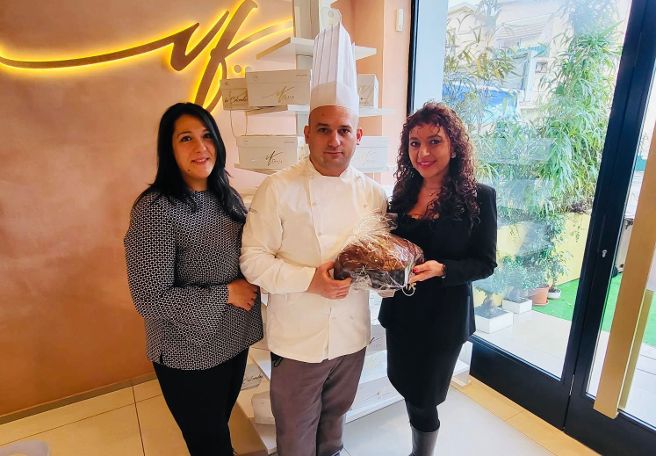 I pastry chef di San Marzano sul Sarno dedicano due colombe all’amministrazione comunale