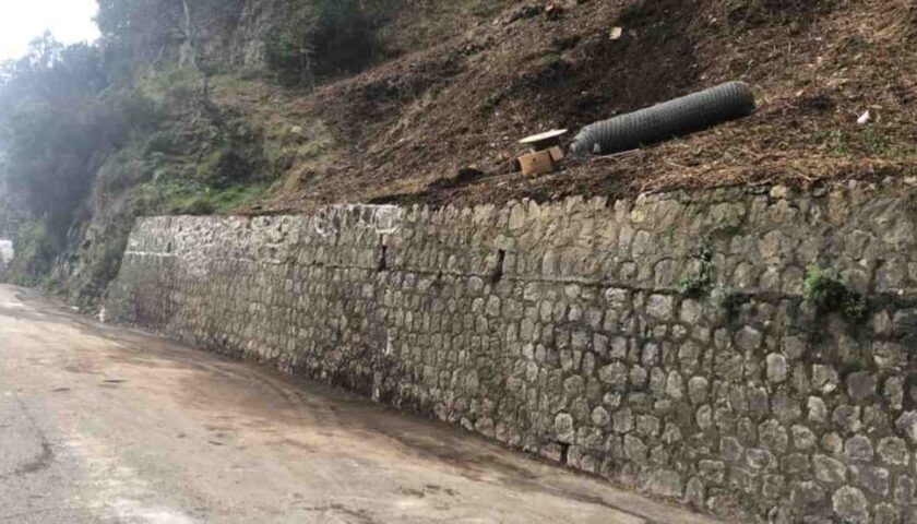 Riapre la strada Agerolina a Furore