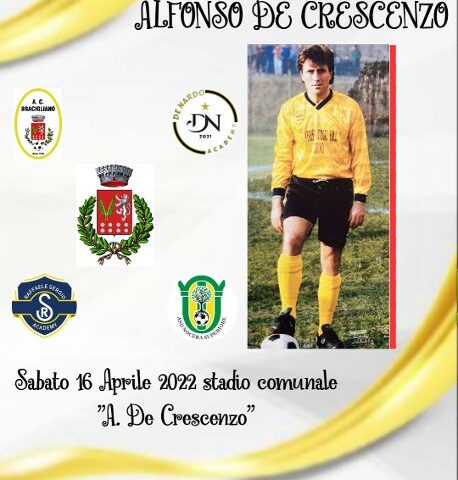 A BRACIGLIANO 10° MEMORIAL “ALFONSO DE CRESCENZO”: QUADRANGOLARE NELLO STADIO A LUI DEDICATO