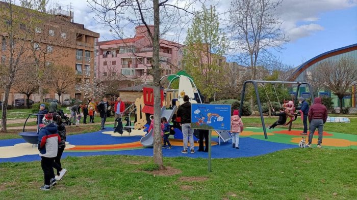 Pontecagnano, inaugurazione del parco giochi dedicato a Trotula de Ruggiero