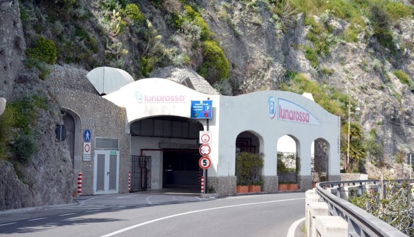 Ad Amalfi riaperto il parcheggio “Luna Rossa”