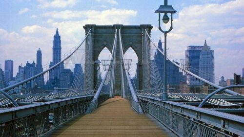 A New York il 24 maggio1883 l’inaugurazione del Ponte di Brooklyn