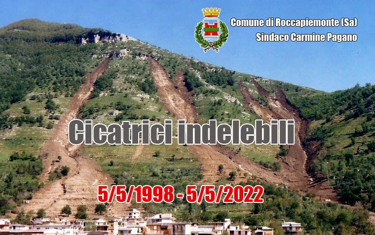 “Cicatrici indelebili”, Roccapiemone ricorda le vittime della frana del 5 maggio 1998