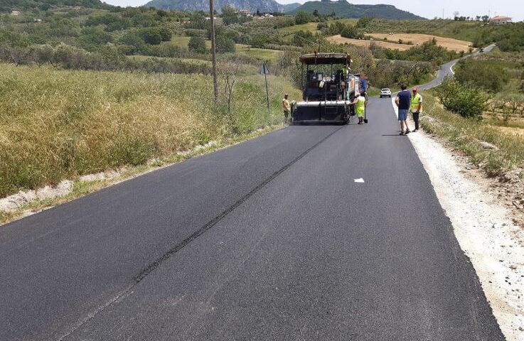 SR 164. A Montecorvino Rovella proseguono i lavori nel tratto Maccaronera – Pezze