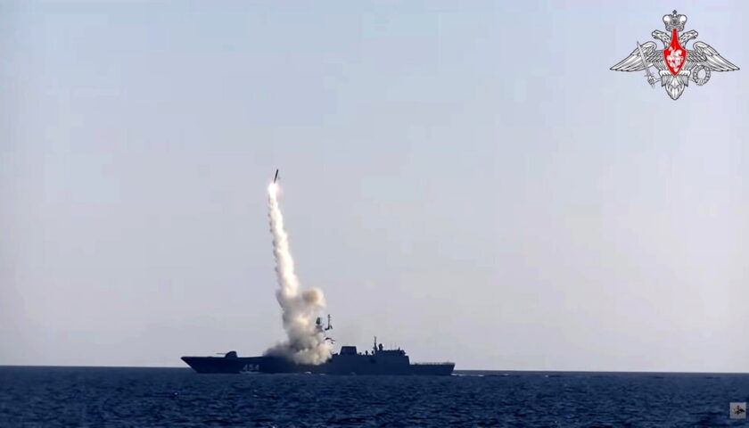 La Russia testa missile ipersonico Zircon