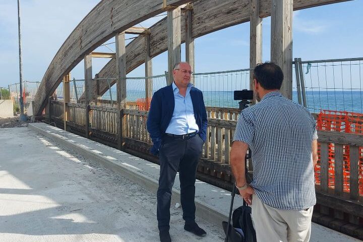 Salerno/Pontecagnano. Ponte Asa, “Riapriamo a fine giugno”. Il sopralluogo di Strianese