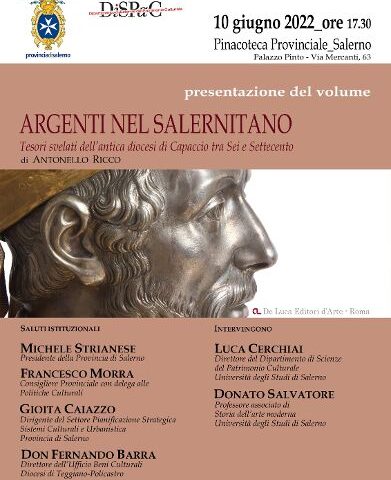 Alla Pinacoteca il volume di Antonello Ricco “Argenti nel Salernitano”