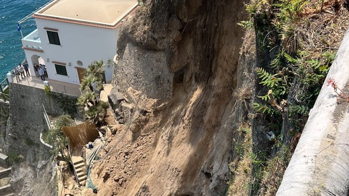 Grossa frana ad Amalfi, terrazzamenti collassati