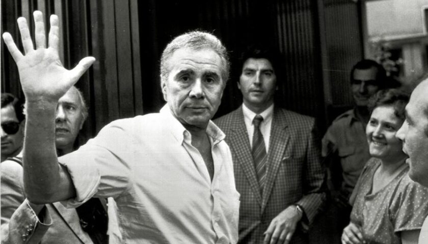 I 17 giugno di 39 anni fa l’ingiusto arresto in albergo a Roma di Enzo Tortora