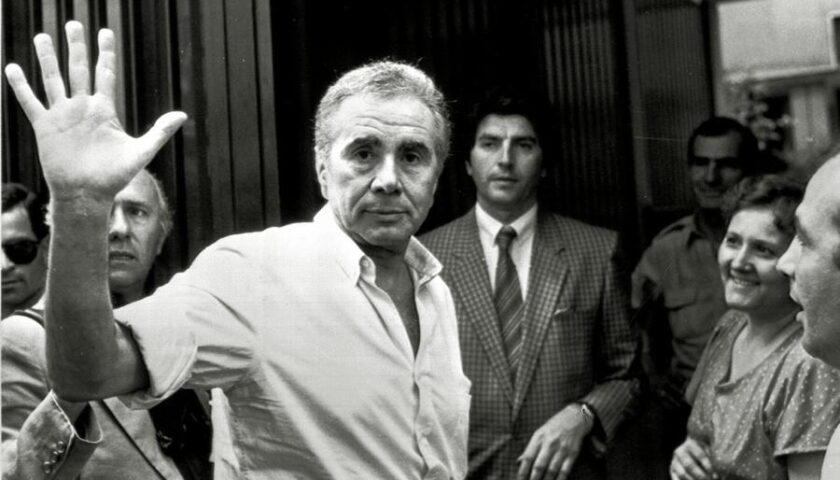 I 17 giugno di 39 anni fa l’ingiusto arresto in albergo a Roma di Enzo Tortora