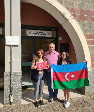 A Laviano volontarie dall’Azerbaijan e dalla Turchia per “Ambientiamoci”
