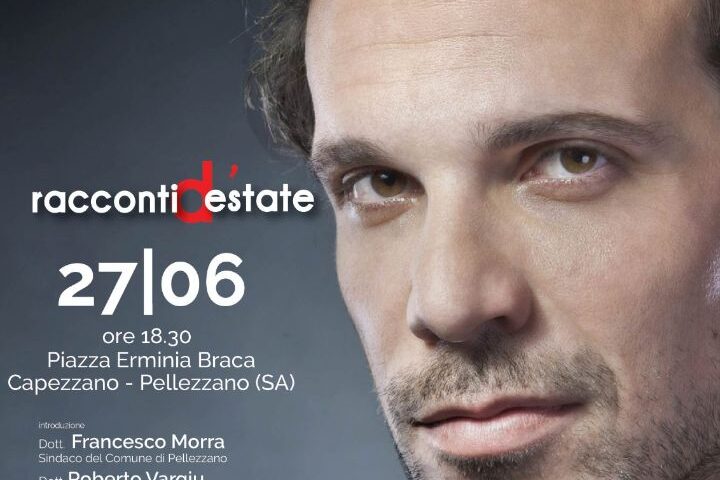 FRANCESCO MONTANARI PROTAGONISTA A PELLEZZANO CON “I RACCONTI D’ESTATE”