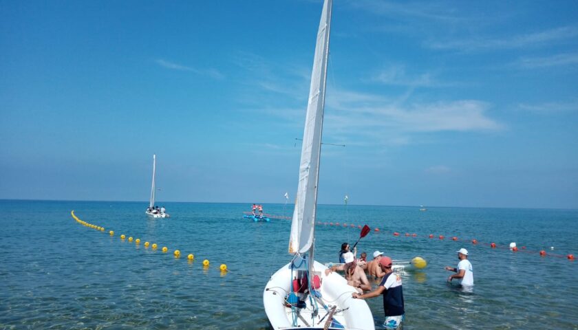 Corridoio di lancio Circolo Nautico Punta Tresino