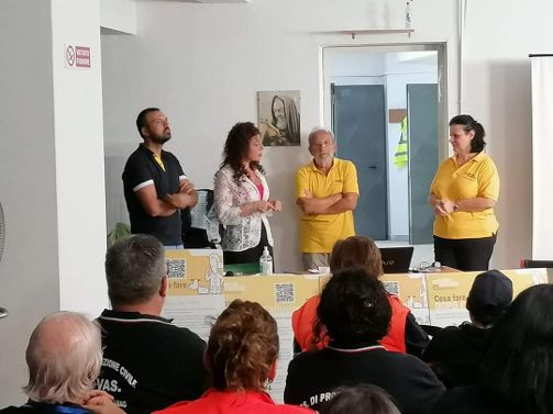 San Marzano sul Sarno punto di riferimento della Protezione civile con il corso di formazione “Io non rischio”  