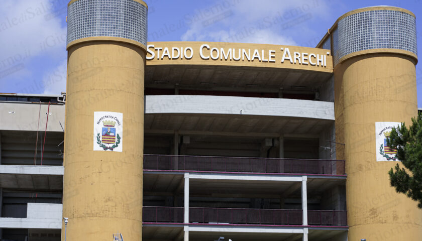 STADIO “ARECHI ” DI SALERNO, CONCLUSA LA GARA PER LA PROGETTAZIONE. PUBBLICATA LA GRADUATORIA FINALE