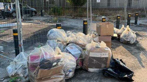 Ancora rifiuti in via Ligea a Salerno