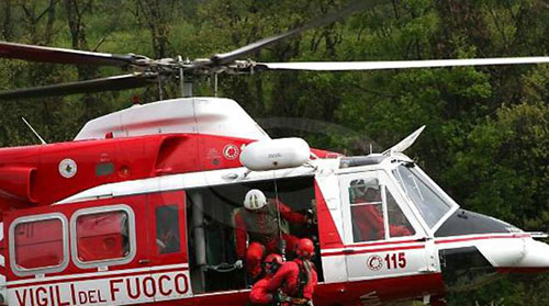 Turista in shock anafilattico sui monti di Ischia, salvato dall’intervento di elicotteristi dei vigili del fuoco partiti da Salerno