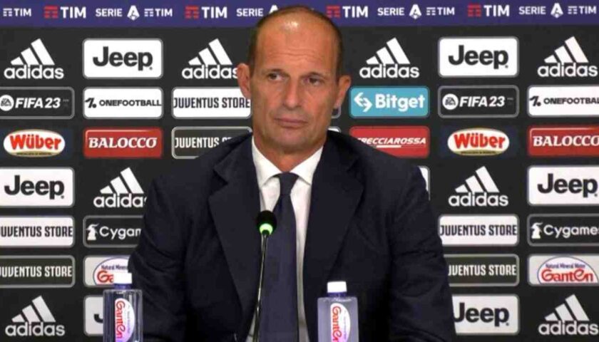 Allegri: “Con la Salernitana sarà una partita tosta ma la Juve vuole vincere”