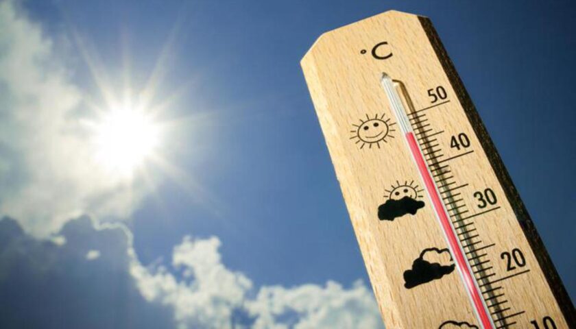 Salerno, da domani aumento delle temperature