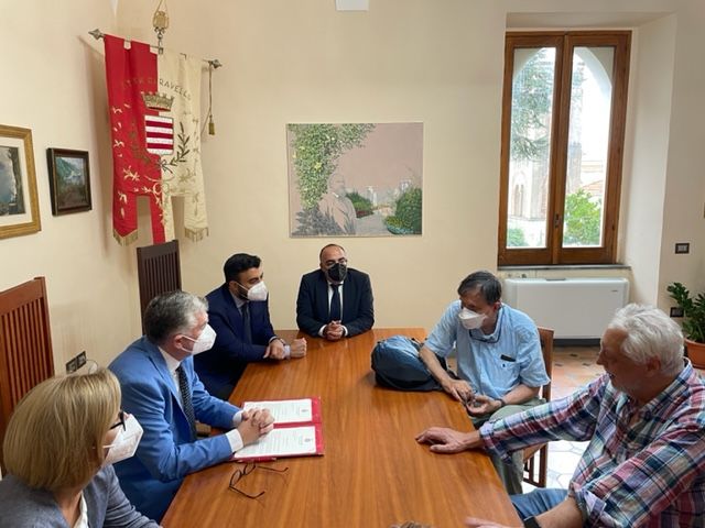 Ravello. Il Premio Nobel Giorgio Parisi accolto dal sindaco Paolo Vuilleumier