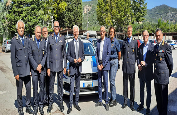 Salerno, Questore e sindaco in visita al comando dei Vigili urbani