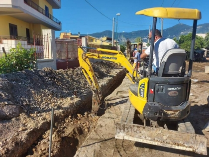 A San Valentino Torio partiti i lavori di riqualificazione di via Guerdine