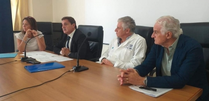 Il nuovo direttore sanitario dell’Asl in visita all’ospedale di Sarno.