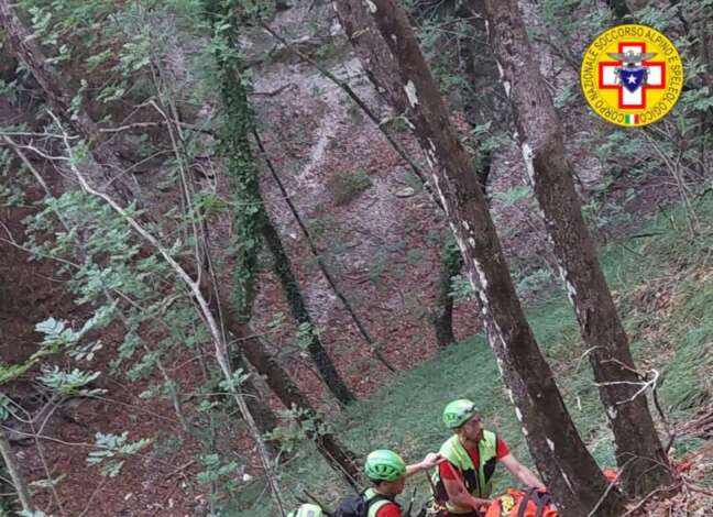 Va in cerca di funghi e cade per soccorrere il figlio, uomo di Eboli si ferisce gravemente sul monte Polveracchio