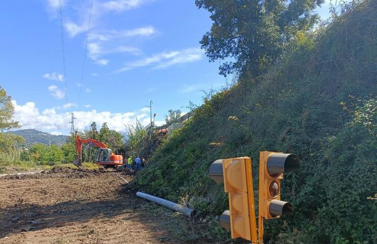 Riaperta oggi la ex SS 18 in prossimità del ponte sul fiume Bussento