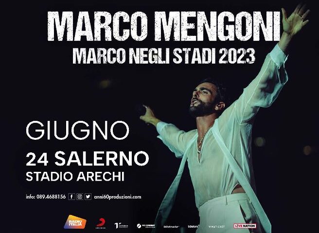 Marco Mengoni torna negli stadi: a giugno è atteso all’Arechi di Salerno