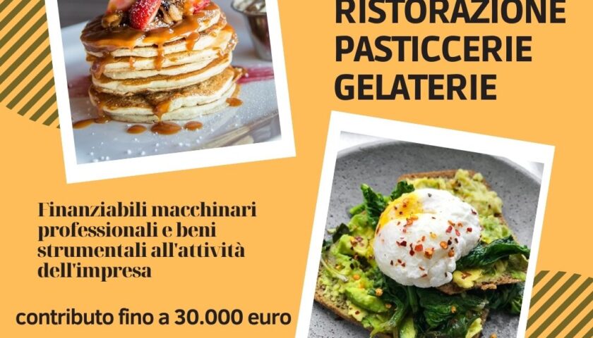 In arrivo il bonus ristorazione, pasticcerie e gelaterie 2022