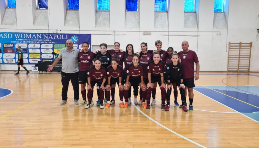 Calcio a 5. All’esordio in campionato la Salernitana Femminile 1970 pareggia nel derby contro la Woman Napoli