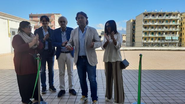 Pagani, avvio lavori riqualificazione terzo piano dell’Auditorium Sant’Alfonso. Taglio del nastro