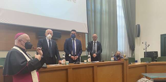 Banco alimentare, posa della prima pietra a Mercato San Severino