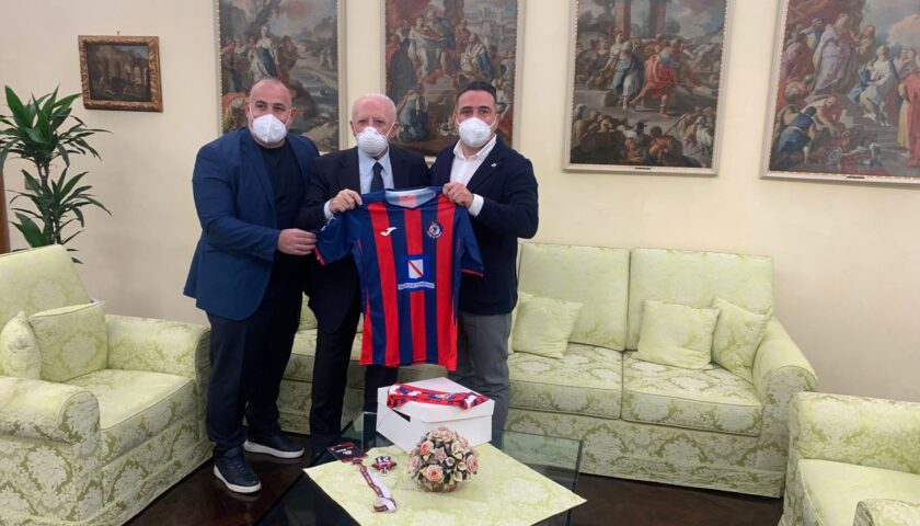 Feldi Eboli, inizia la Champions. Incontro con il Presidente De Luca.