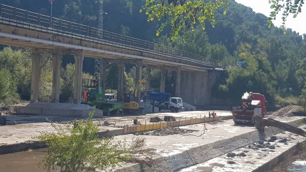 Ponte Mingardo. Proseguono i lavori nel comune di Camerota 