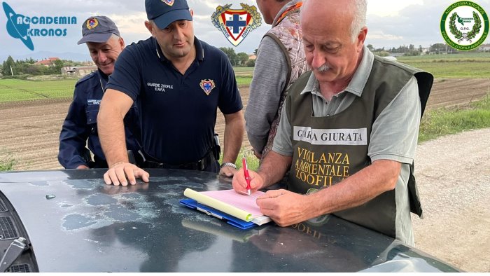 Controlli contro episodi di bracconaggio, scattano le sanzioni