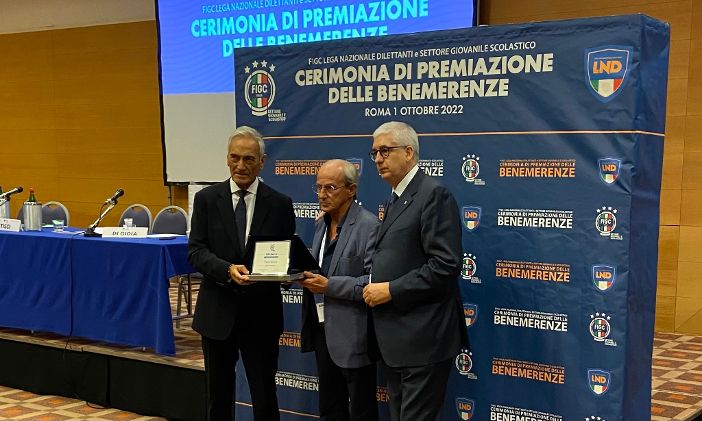 Pontecagnano, Benemerenze Figc: premiato Davide Pierro dello Sporting Club Picentia