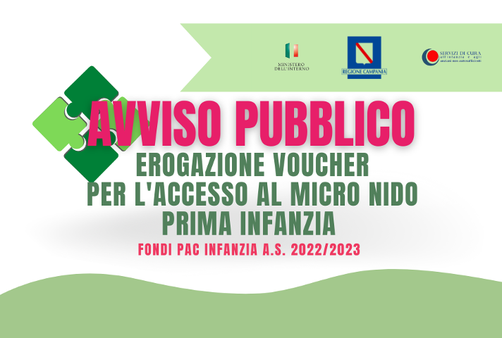 “RADICI” DI BRACIGLIANO INVITA LE FAMIGLIE A PRESENTARE LE DOMANDE PER LA RICHIESTA DEL VOUCHER NIDI