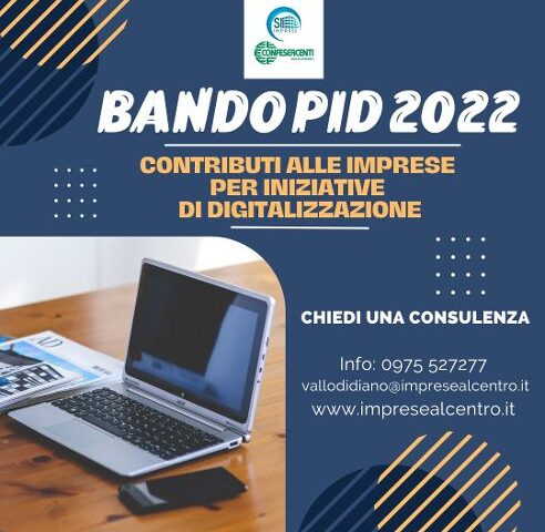 Bando PID 2022, seconda edizione: contributi per la digitalizzazione alle imprese salernitane