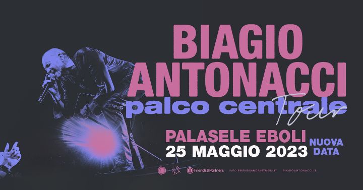 Biagio Antonacci torna al Palasele con un concerto a maggio prossimo