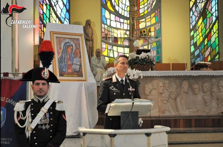 I CARABINIERI DI SALERNO CELEBRANO LA VIRGO FIDELIS, PATRONA DELLA BENEMERITA