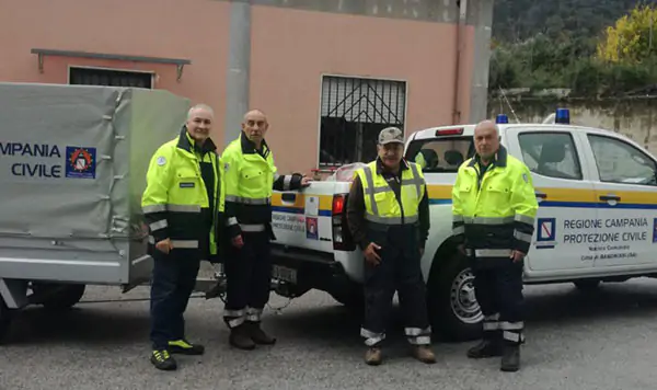 La Protezione civile di Baronissi in soccorso della popolazione di Agropoli