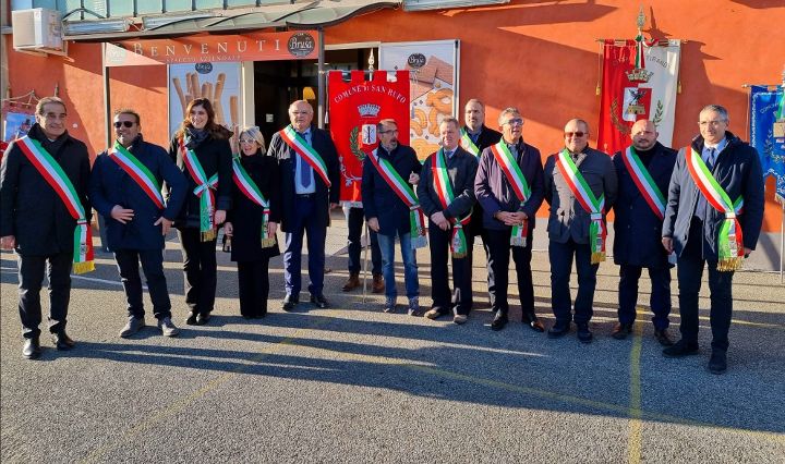 San Rufo a Biella per l’inaugurazione del secondo lotto del selciato con le pietre della memoria al Nuraghe Chervu