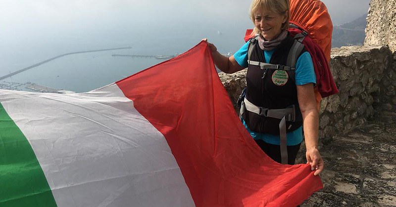 Vienna Cammarota rientra temporaneamente in Italia dopo aver percorso a piedi 3500 km in 7 mesi