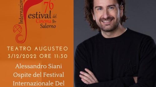 Alessandro Siani domani ospite d’onore del Festival Internazionale del Cinema  di Salerno